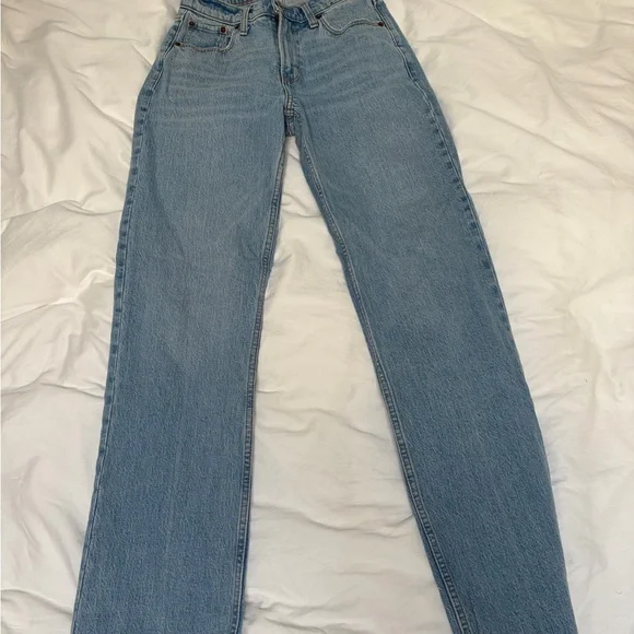 Abercrombie baggy low rise curve love Jean long - Picture 2 of 4